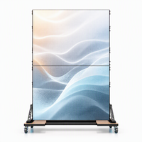 Mur vidéo LED intérieur pliable Full HD UHD 3840Hz à haute fréquence de rafraîchissement P1.86 avec HDR10, luminosité de 1200 cd et garantie de 2 ans
