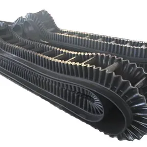 Top quality Sidewall Conveyor Belt Cheap Price 90 Degree Vertical Corrugated abrasion /heat/flame resistant rubber belt