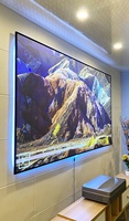 Écran fixe Yinzam 150 pouces ALR PET Crystal, écran XY à rejet de lumière ambiante pour Xiaomi/VAVA/Sony/Benq/JmGO