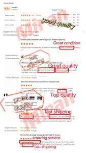 原始设备制造商缝制棒球运动衫高品质全染料升华网眼棒球衬衫球衣 #22索托 #23塔蒂斯Jr。 - Product Image 5