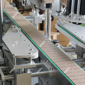 Tự động hai mặt phía trước trở lại dính Nhãn dán nhãn Applicator cho chai lon ống cho lá gỗ carton PLC bơm - Product Image 3