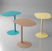 Table basse moderne en fer, table d'appoint de canapé, mobilier de salon mobile, design simple
