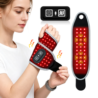 Ceinture de massage vibrante sans fil à LED infrarouges pour thérapie par la lumière rouge 660nm 850nm pour le poignet et la main – Vente en gros