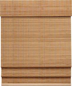 Moderne Innen-/Außen verdunkelung Privatsphäre Sonnenschutz vorhänge Atmungsaktiver natürlicher Bambus stoff Eingebauter elektrischer Raum - Product Image 1