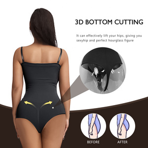 <strong>Strapless</strong> Tube Top Bodysuit Tummy <strong>Control</strong> Thong Shapewear Removable Straps Seamless T-back <strong>Body</strong> <strong>Shaper</strong> for Women Daily - Product Image 3