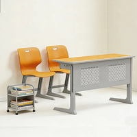 Meubles scolaires en bois durables et abordables, ensemble bureau et chaise pour étudiants, bureau et chaise scolaires modernes pour salle de classe