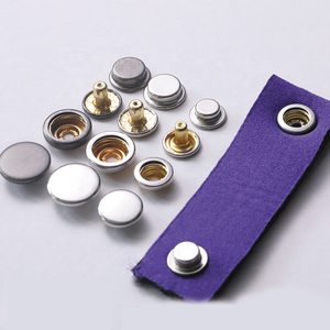 Venta al por mayor de acero inoxidable de cobre 503 de cuatro botones de metal de acero de oro 503 Botón de botón rápido abajo - Product Image 1