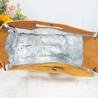 Sacs à déjeuner en papier Tyvek Dupont lavables pour femmes et hommes, sacs à déjeuner isothermes en aluminium pour étudiants avec logo