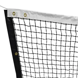 Best Selling Tennis Net Profissional Padrão Competição Double Weave Soccer Tennis Net para uso ao ar livre