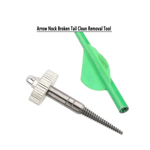 Arrow Nock Clean Removal Tool Nock Broken Tail Insert Arrow Shaft Removal Pullers Tool Clean Doctor Hunting Accesorios de tiro con arco - Product Image 5