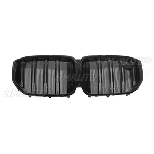 Accesorios para Auto: Parrilla Delantera para BMW G05 LCI X5 2023 2024, Color Negro Brillante con Orificio para Cámara - Product Image 4