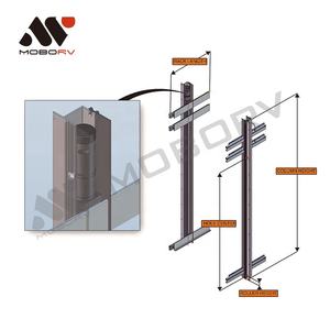 Système de mécanisme électrique <span class=keywords><strong>en</strong></span> profilé aluminium MOBORV, support de charge personnalisable, pièce de store coulissant, système de coulisse <span class=keywords><strong>pour</strong></span> <span class=keywords><strong>caravane</strong></span> et camping-car - Product Image 4