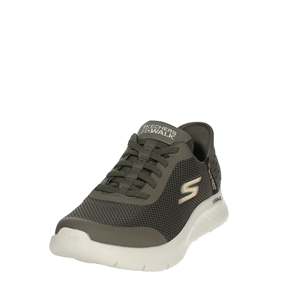 รองเท้าผ้าใบ Skechers Go Walk Slip On Mesh สำหรับผู้ชาย ไซส์ 43 สีน้ำตาล-น้ำเงิน รองเท้าเดินสบาย - Product Image 6