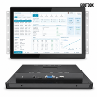Monitor de pantalla táctil capacitiva empotrada de 7/10.1/13.3/15.6/21.5 pulgadas para tablero de control de instalaciones de generación de energía