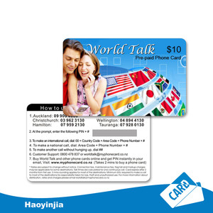 Personalizado CR80 de plástico de papel de <span class=keywords><strong>prepago</strong></span> <span class=keywords><strong>tarjeta</strong></span> de rascar para teléfonos móviles - Product Image 5