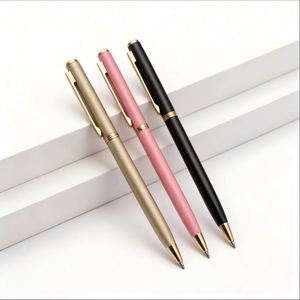 Promote Luxury Metal Ballpoint <b>Pen</b> Wholesale High Quality Slim Signature <b>Pen</b> with Custom logo Suitable for Corporate Event Gifts - Product Image 3