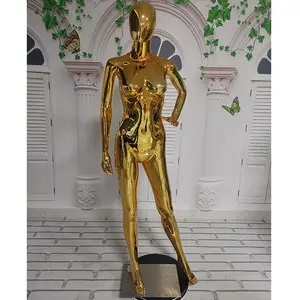 Gratis Monster Hot Goedkope Galvaniseren Bewegen Goud Materiaal Sexy Vrouwelijke Mannequin Schimmel