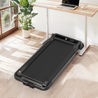 Tapis de marche pliable avec main courante et support pour téléphone, inclinaison à 3 niveaux, bande de 360x1000mm, moteur silencieux 1-12km/h, cadre en acier, usage domestique