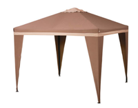Vente en gros Gazebos à auvent pliants imperméables pour terrasse extérieure Tente de jardin avec cadre en acier personnalisé Mobilier d'extérieur au design moderne