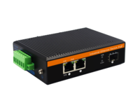 Switch industriel Gigabit à fibres optiques, ports Ethernet, switch non géré, DC12-57V -40~85 ℃    Mount