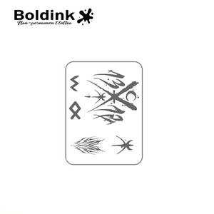 <span class=keywords><strong>Tatuaje</strong></span> Semipermanente Boldink Personalizado, Número 13 Gótico, Diseño de Luna, Arte Corporal, Resistente al Agua, Larga Duración (2 Semanas), Tinta Jagua - Product Image 4