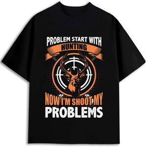 Camiseta de Cuello Redondo para Hombre, 100% Algodón, 180 g/m², Estampada, Manga Corta, Transpirable, con Patrón, Tejido Jersey, Venta al Por Mayor - Product Image 1