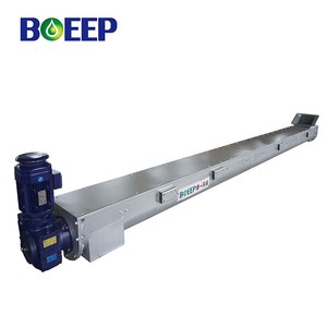 Hoạt động đơn giản thép không gỉ trục vít xoắn ốc băng tải nhà máy xử lý nước thải đô thị - Product Image 4