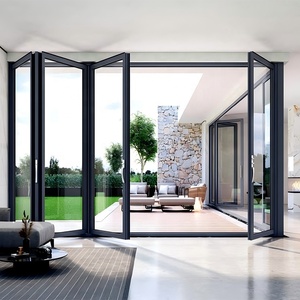 Portes pliantes gauche-droite faciles à ouvrir, idéales pour les magasins en face de la rue, les laveries automobiles et les portes de <span class=keywords><strong>garage</strong></span> sécurisées. - Product Image 5