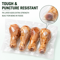 Sacs de compression sous vide en film plastique imperméables pour le rangement, avec valve, multipack jumbo