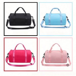 กระเป๋าเต้นสีชมพูแบบสั่งทำพิเศษสำหรับเด็กผู้หญิง - กระเป๋าออกกำลังกายสำหรับบัลเลต์ ลาติน และสตรีทแดนซ์ - Product Image 2