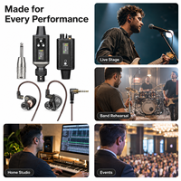 Système de monitoring intra-auriculaire portable EM-8RA professionnel pour scène live, répétitions de groupe, studio à domicile, événements