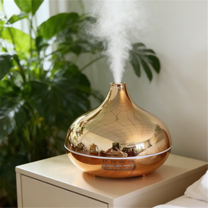 Difusor ultrasónico de Arom Chapado en plata, humidificador de aire, difusor de aceite esencial, Control remoto, difusor de fragancia para el hogar - Product Image 3