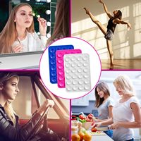 Soporte de silicona con ventosa para teléfono móvil, antideslizante, para iPhone, iPad y otros dispositivos, venta al por mayor.
