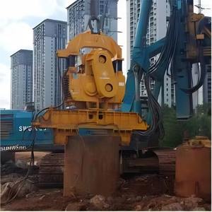 Palo fondazione macchina elettrico Vibro martello con tubo morsetto - Product Image 2