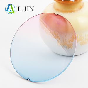 L.Jin lenti colorate 1.499 rosa-blu lenti solari colore protezione UV HMC AR rivestimento sfumato occhiali da sole CR39 lenti ottiche - Product Image 2