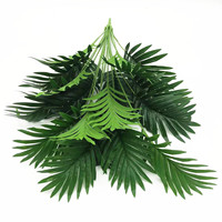 Plantes artificielles en bonsaï vertes à 18 feuilles, 85 cm, en plastique, pour la décoration, plante artificielle unique et élégante