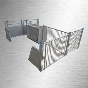 Equipo de granja de cerdos profesional con alimentador y pluma de Pvc, jaula para vivero de lechones, jaula para destetados - Product Image 3