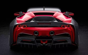 ชุดแต่งสปอยเลอร์ลิ้นหน้าทรง ZE พร้อมชุดแต่งซุ้มล้อแบบ Widebody สำหรับ Ferrari SF90 อัพเกรดด้วยคาร์บอนไฟเบอร์ สภาพใหม่ - Product Image 2