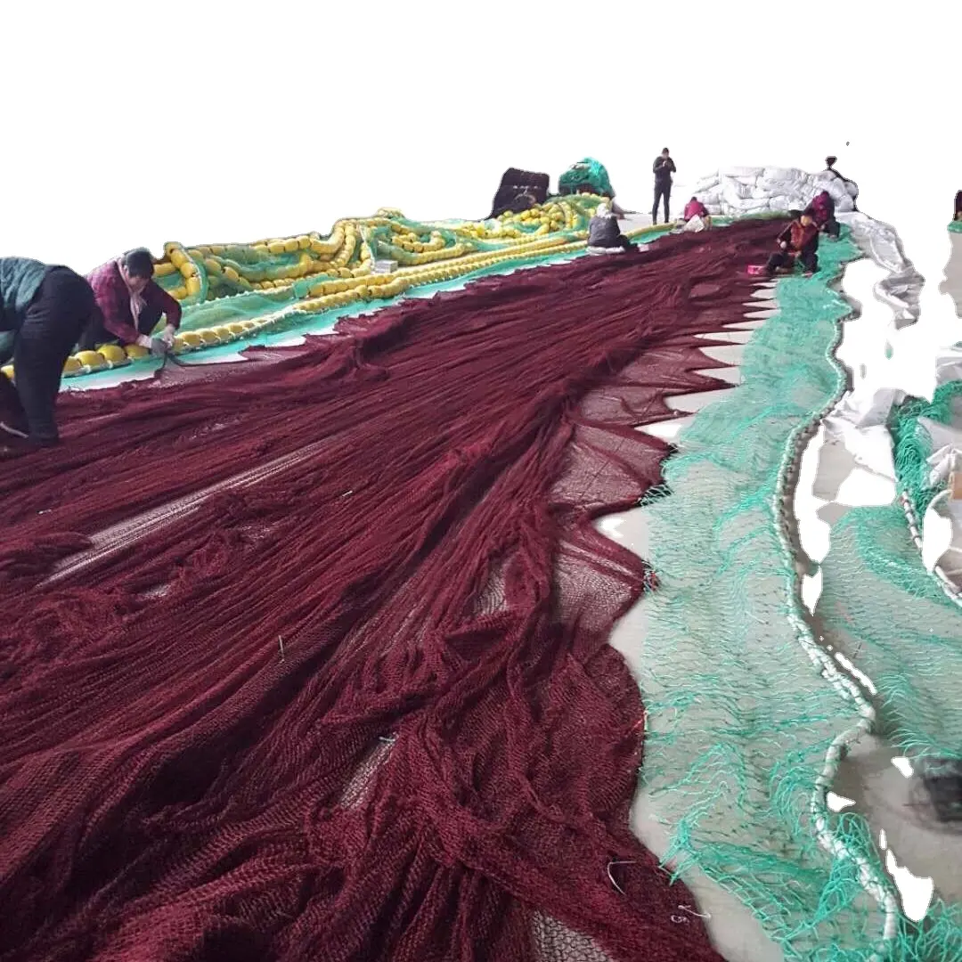 Jaring ikan ukuran besar dompet komersil untuk memancing ikan Tuna