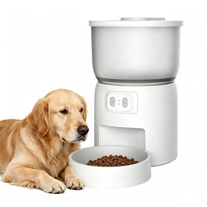 Distributeur automatique de nourriture pour animaux de compagnie à faible consommation d'énergie, en matériaux écologiques, distributeur intelligent de nourriture pour animaux de compagnie, installation simple - Product Image 1