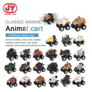 Simulation <span class=keywords><strong>wild</strong></span> animal model Mini educational toys pull <span class=keywords><strong>back</strong></span> inertia toys - Product Image 5