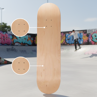 Planche de skateboard vierge en érable canadien 8.0, moulée par gravité, portable, vente en gros directe usine, personnalisable, faible MOQ