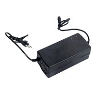 Geofought 48V 52V 60V 67.2V 72V 84V Pièces détachées pour scooter électrique Accessoires 2A 3A 5A Chargeur rapide universel avec prise USA/AU/EU/UK