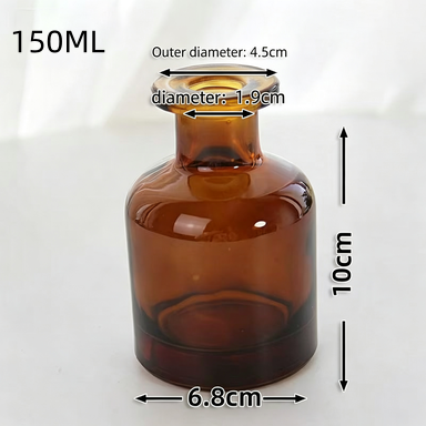 Flacon ambré de 150 ml, 56 unités/carton