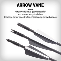 Flèches en fibre de verre SPG Archery pour enfants, 6 mm, 28 pouces, pour arc à poulies et arc classique, pointes obtuses, jeu de tir en extérieur, jouets CS