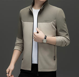 Chaqueta Casual de Moda para Hombre, para Primavera, Otoño e Invierno, de Alta Calidad, con Capucha Desmontable, Delgada y Transpirable - Product Image 1
