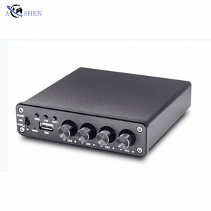 Amplificador Mini HiFi de 4 Canales con Bluetooth 5.0 de Fábrica, 50Wx4 Vías, 100 Watts, Amplificador de Alta Calidad OEM para el Hogar - Product Image 1