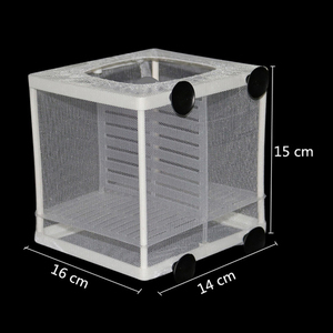 Boîte d'élevage de poissons d'aquarium, incubateur pour poissons bébés, filet d'isolement, incubateur pour aquarium, accessoires pour aquarium suspendu - Product Image 4
