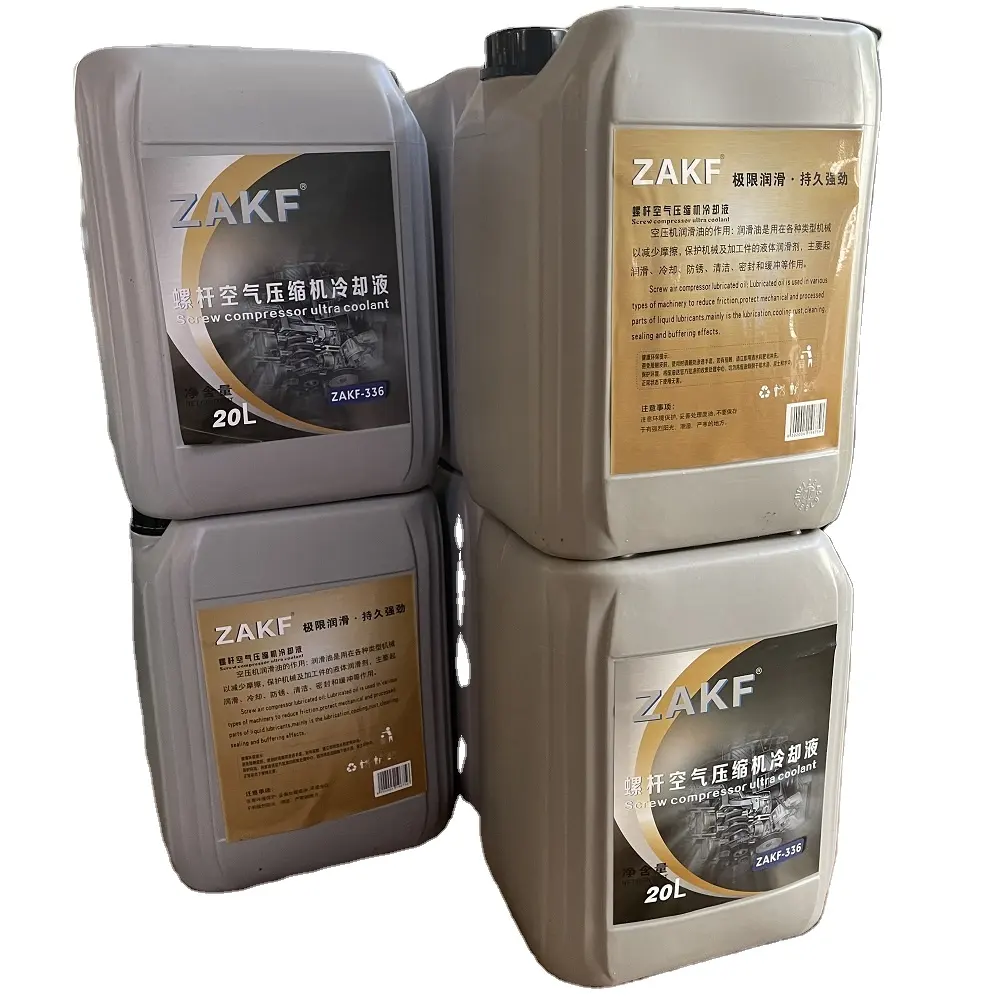 ZAKF-336 de compresor de aceite lubricante para líquidos industriales, piezas de compresor de aire silencioso