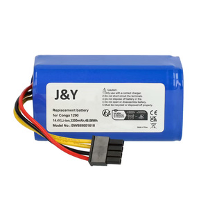 Batería de Repuesto de 14.4V para <span class=keywords><strong>Cecotec</strong></span> Conga 1290 1390 1490 1590, Batería para <span class=keywords><strong>Robot</strong></span> Aspiradora - Product Image 1